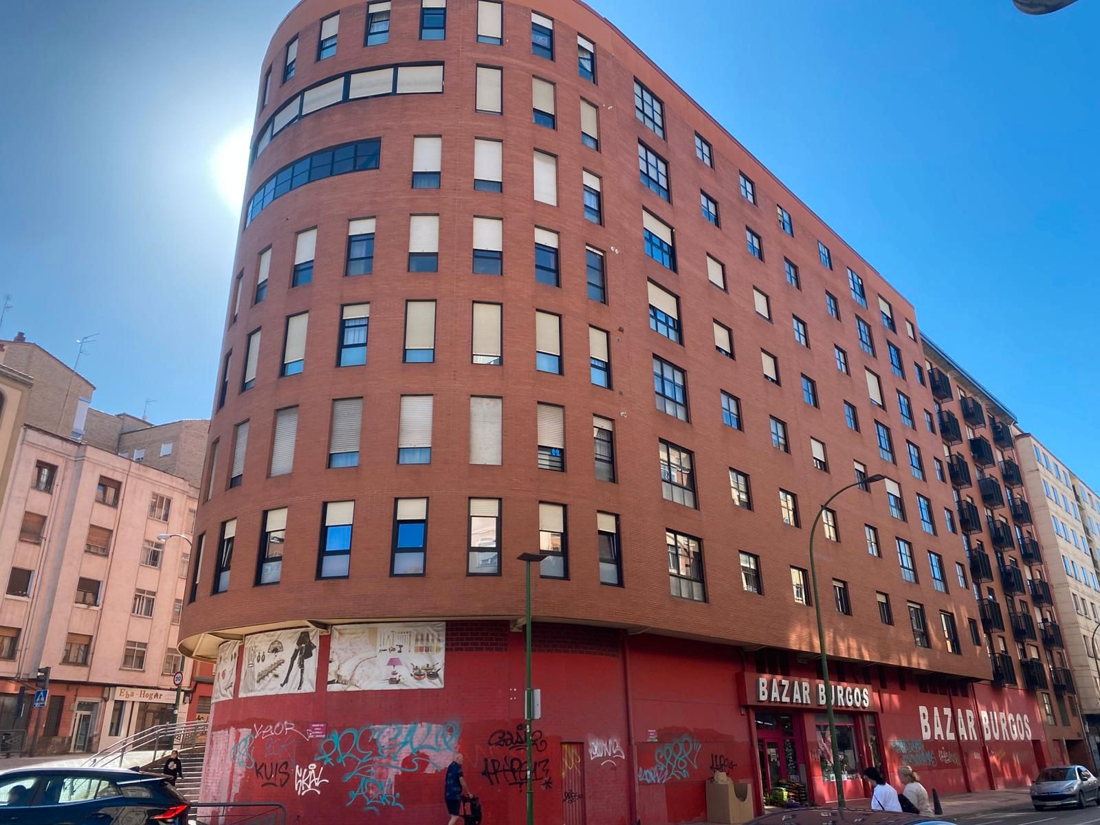 Exterior view of Flat for sale in Burgos Capital  with Heating, Parquet flooring and Terrace