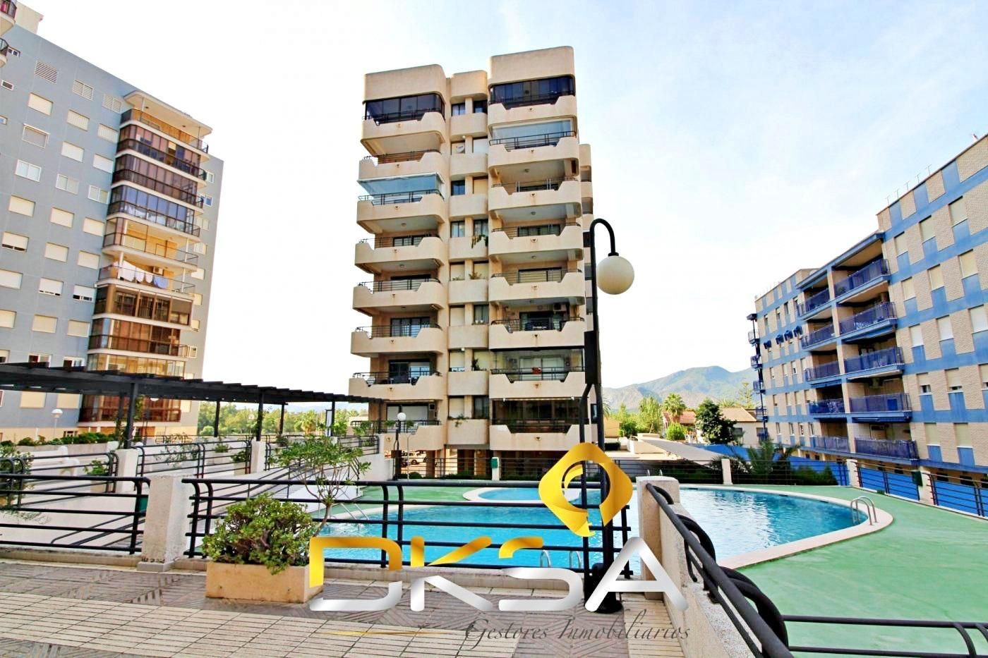Exterior view of Apartment to rent in Benicasim / Benicàssim  with Air Conditioner, Heating and Private garden