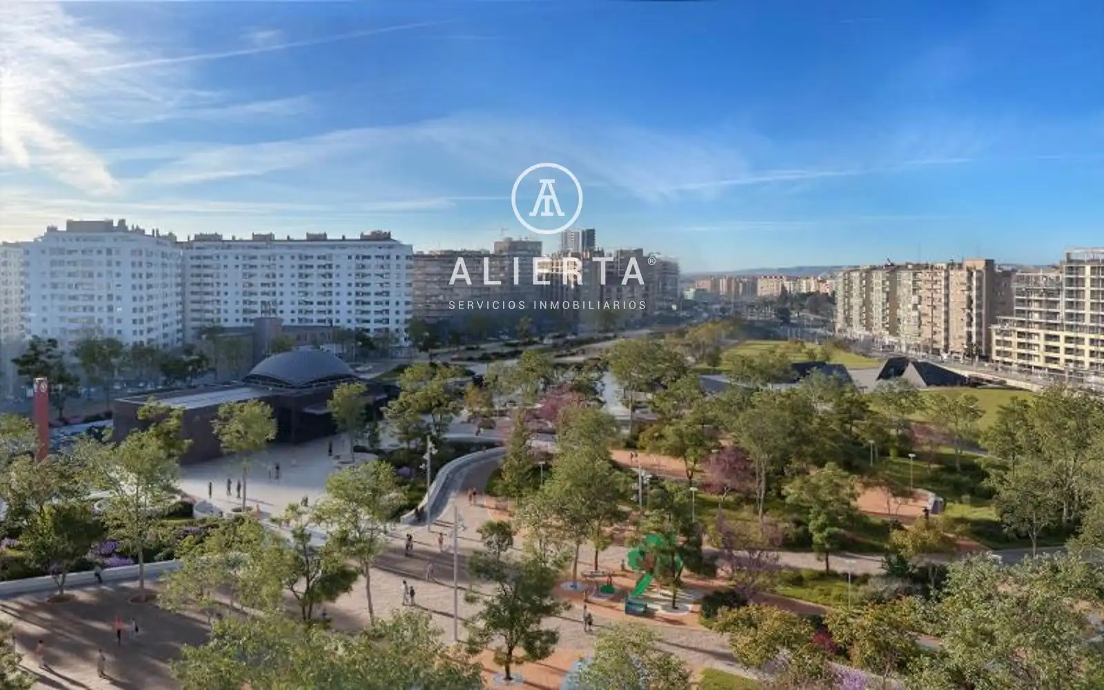Vista exterior de Piso de alquiler en Zaragoza con Aire acondicionado, Calefacción y Terraza