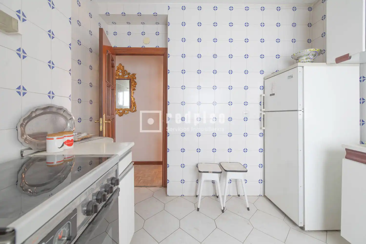 Kitchen of Flat for sale in Madrid  with Heating and Terrace