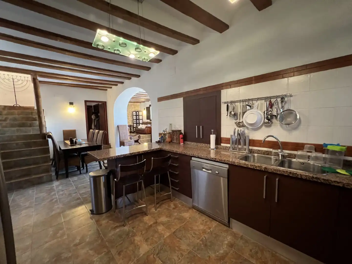 Cocina de Finca rústica en venta en Ibi con Aire acondicionado, Jardín privado y Trastero