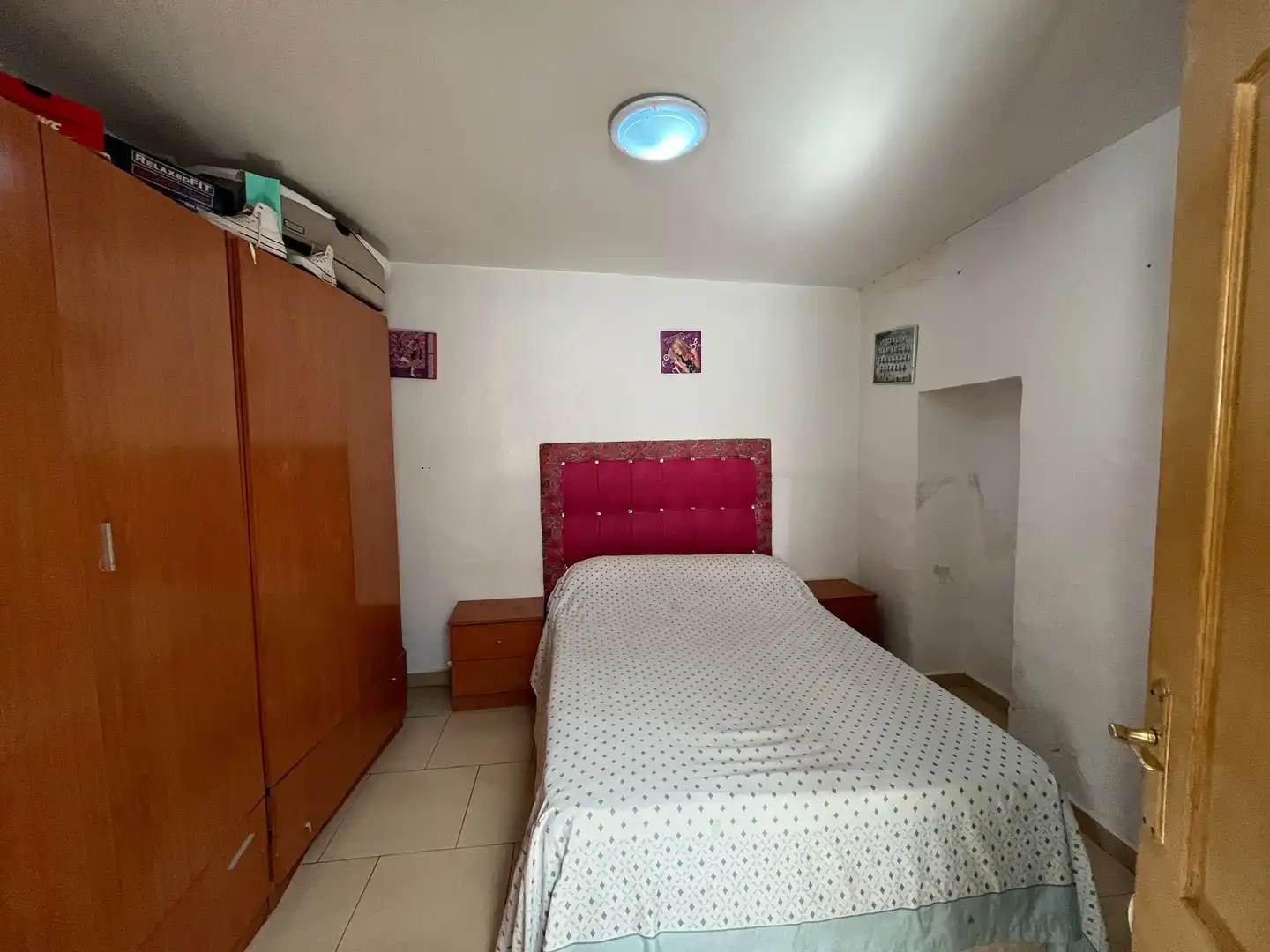 Schlafzimmer von Einfamilien-Reihenhaus zum Verkauf in Fuente Álamo de Murcia mit Klimaanlage, Terrasse und Möbliert
