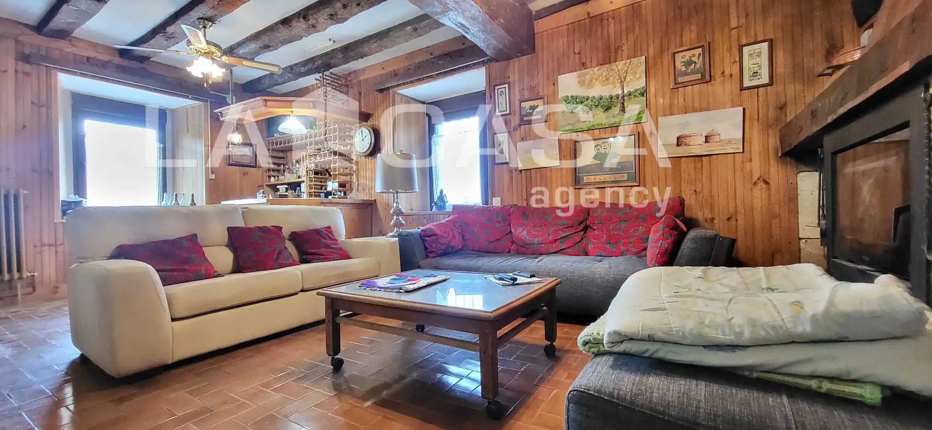Sala de estar de Casa o chalet en venta en San Miguel del Pino con Calefacción, Terraza y Trastero