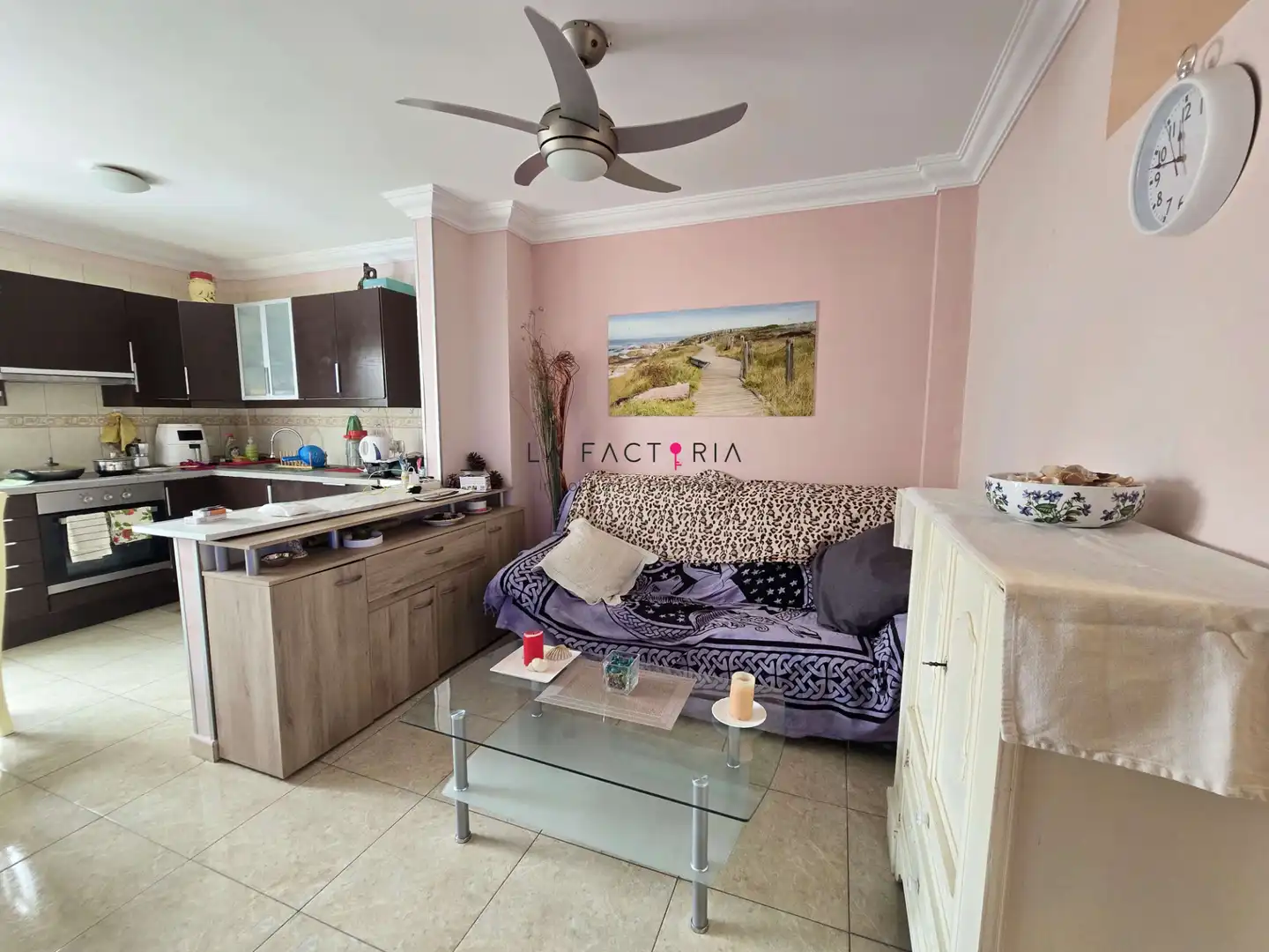 Sala de estar de Piso en venta en San Miguel de Abona con Terraza, Amueblado y Horno