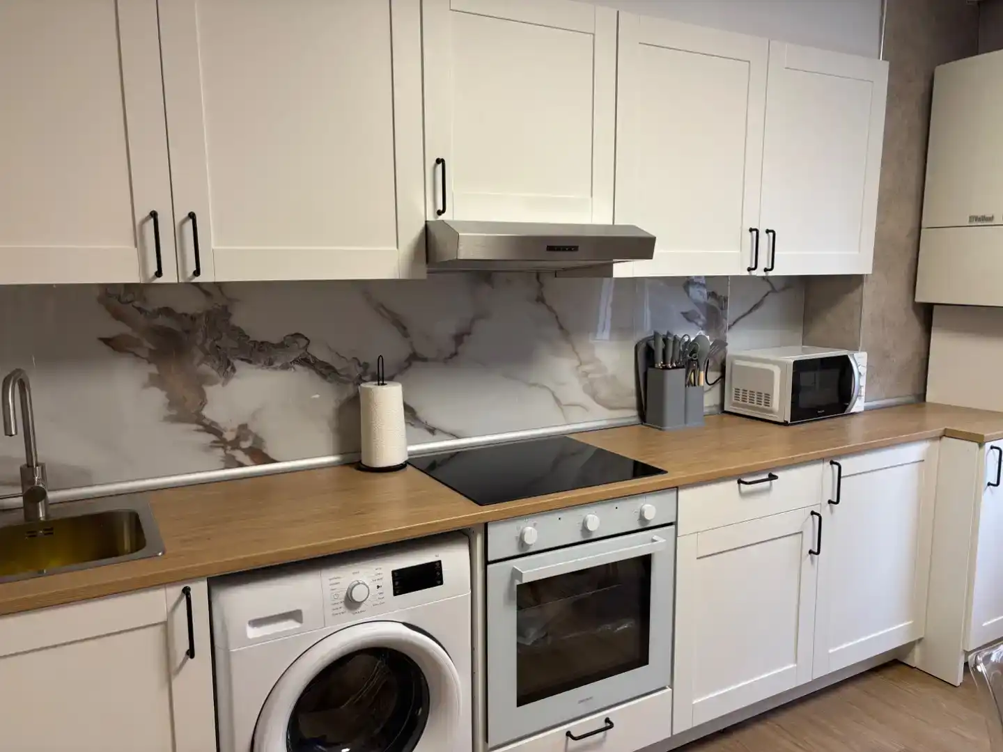 Cocina de Piso de alquiler en Ponferrada con Amueblado