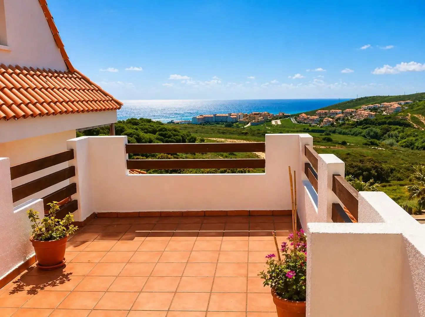 Terrace of Duplexes for sale in Manilva  with Air Conditioner, Terrace and Swimming Pool
