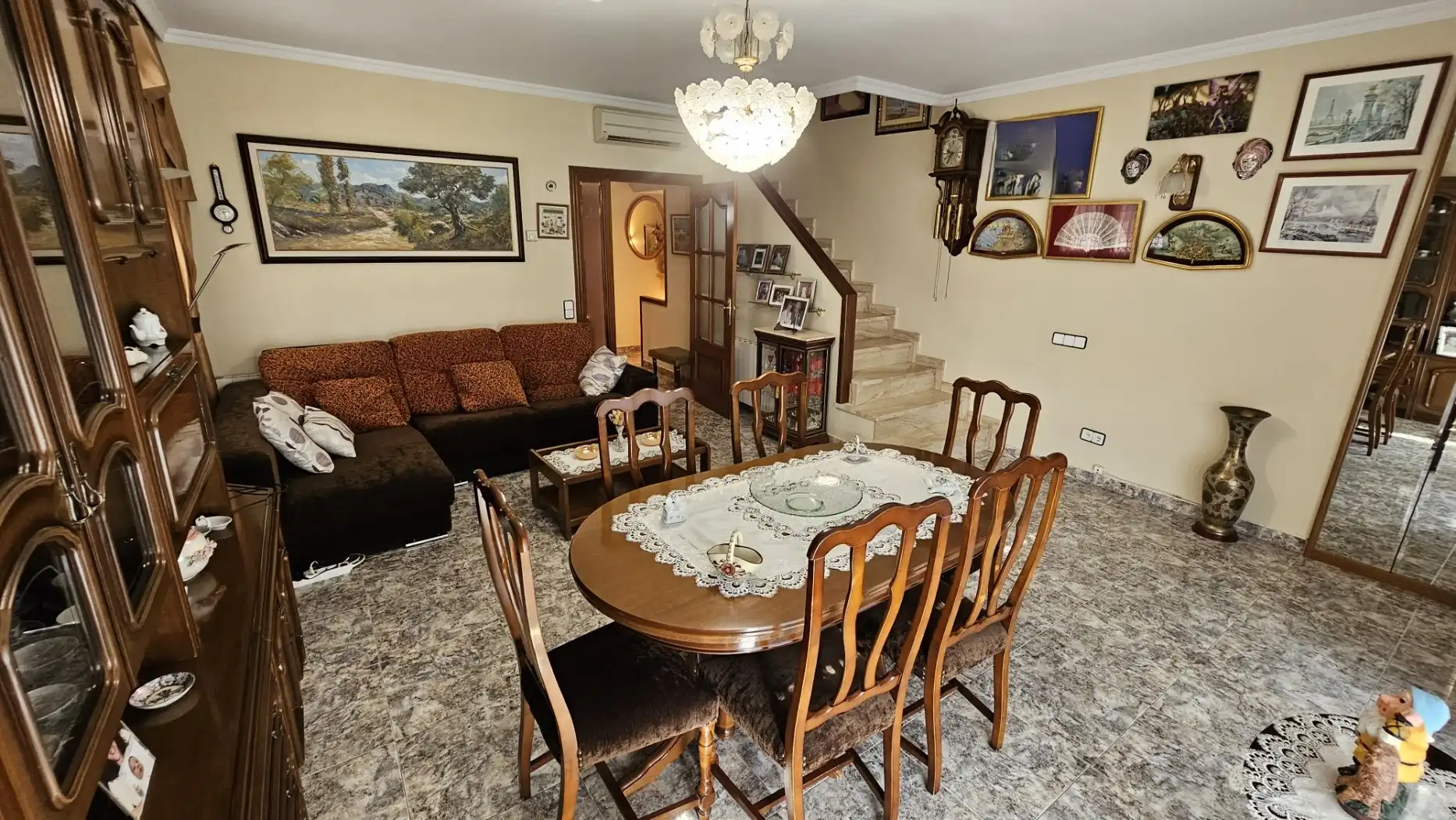 Sala d'estar de Casa adosada en venda en Sabadell amb Aire condicionat, Calefacció i Terrassa