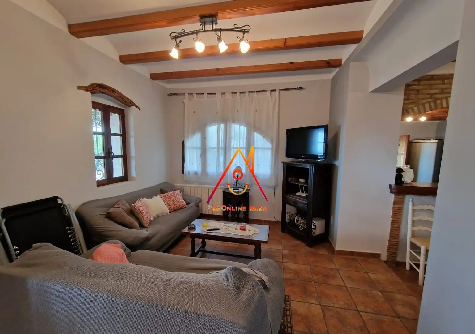 Sala de estar de Casa o chalet de alquiler en Tàrbena con Jardín privado, Terraza y Amueblado