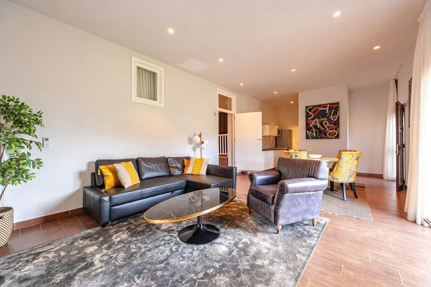 Sala de estar de Casa o chalet en venta en Telde con Jardín privado, Terraza y Piscina