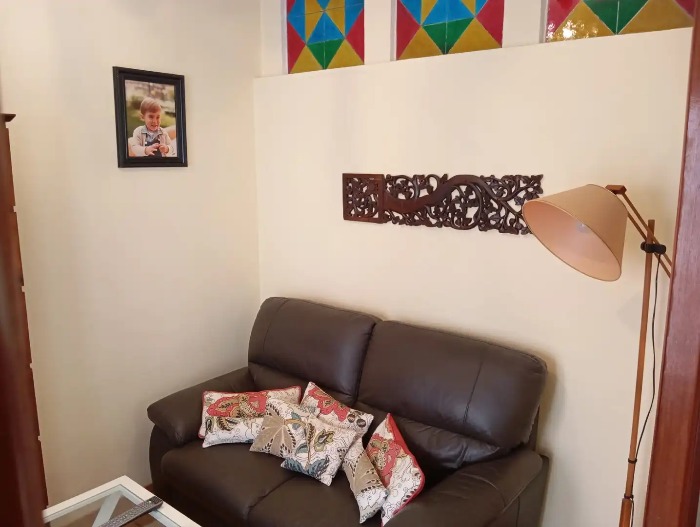 Wohnzimmer von Einfamilien-Reihenhaus zum Verkauf in Granada mit Heizung, Parkett und Terrasse