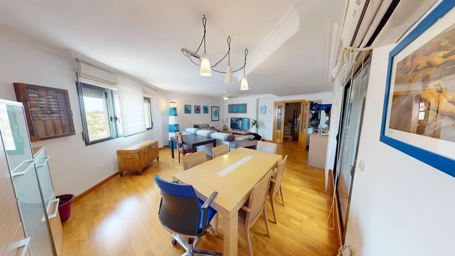 Comedor de Casa adosada en venta en Albacete con Aire acondicionado, Calefacción y Parquet