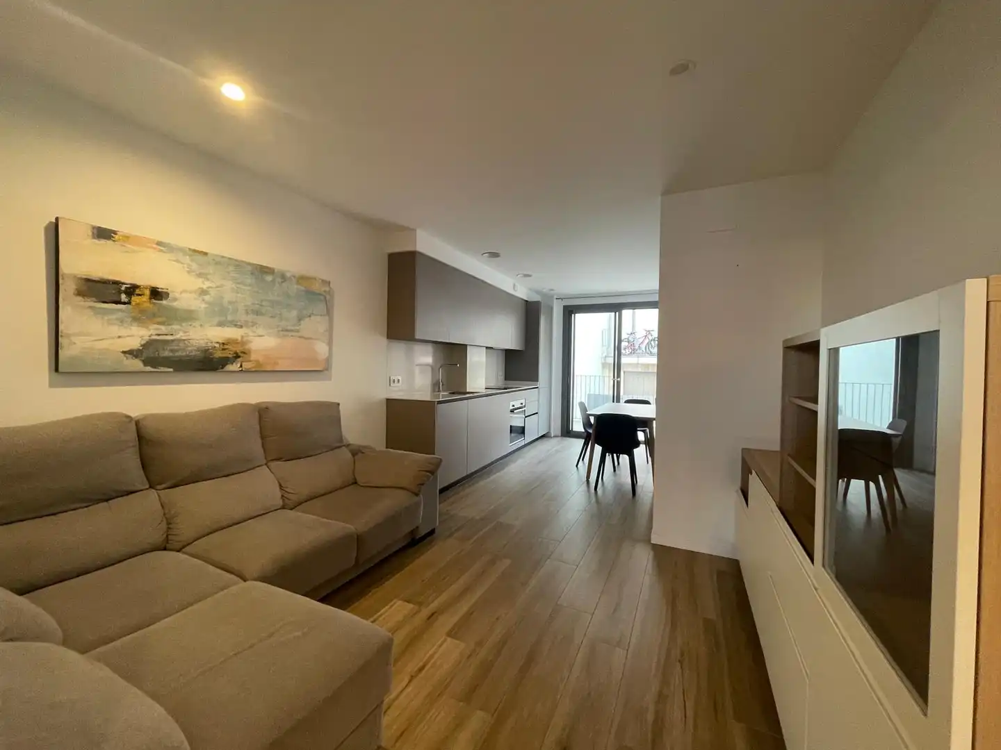 Wohnzimmer von Wohnung zum Verkauf in Palamós mit Klimaanlage, Möbliert und Ofen