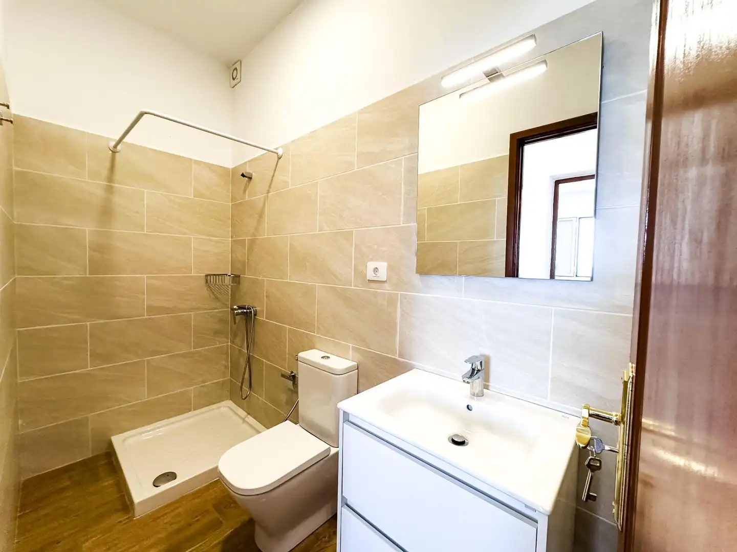 Badezimmer von Wohnung zur Miete in Barlovento mit Privatgarten