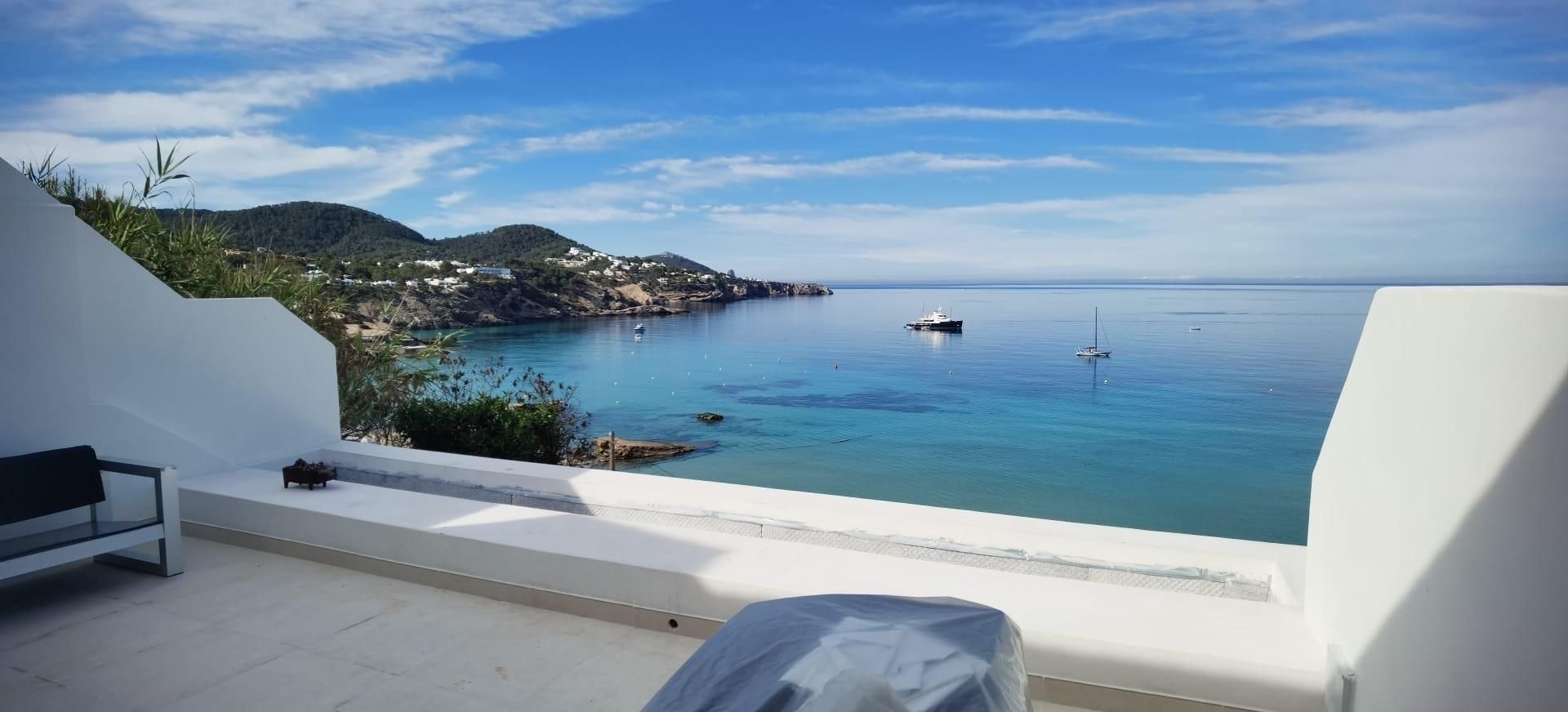 Exterior view of Apartment for sale in Sant Josep de sa Talaia  with Heating, Parquet flooring and Terrace