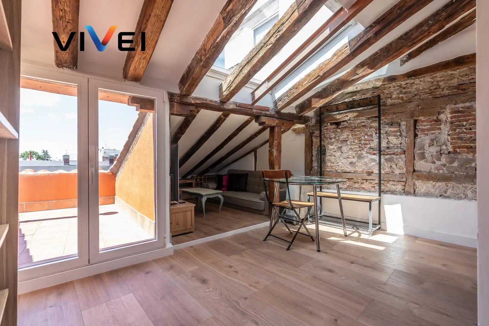 Terraza de Ático en venta en Madrid con Calefacción y Terraza