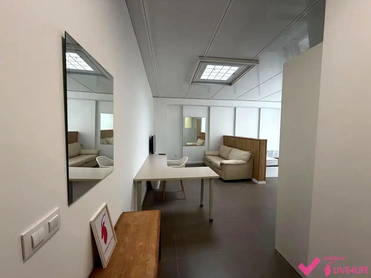 Sala de estar de Planta baja de alquiler en Valencia con Aire acondicionado, Terraza y Amueblado