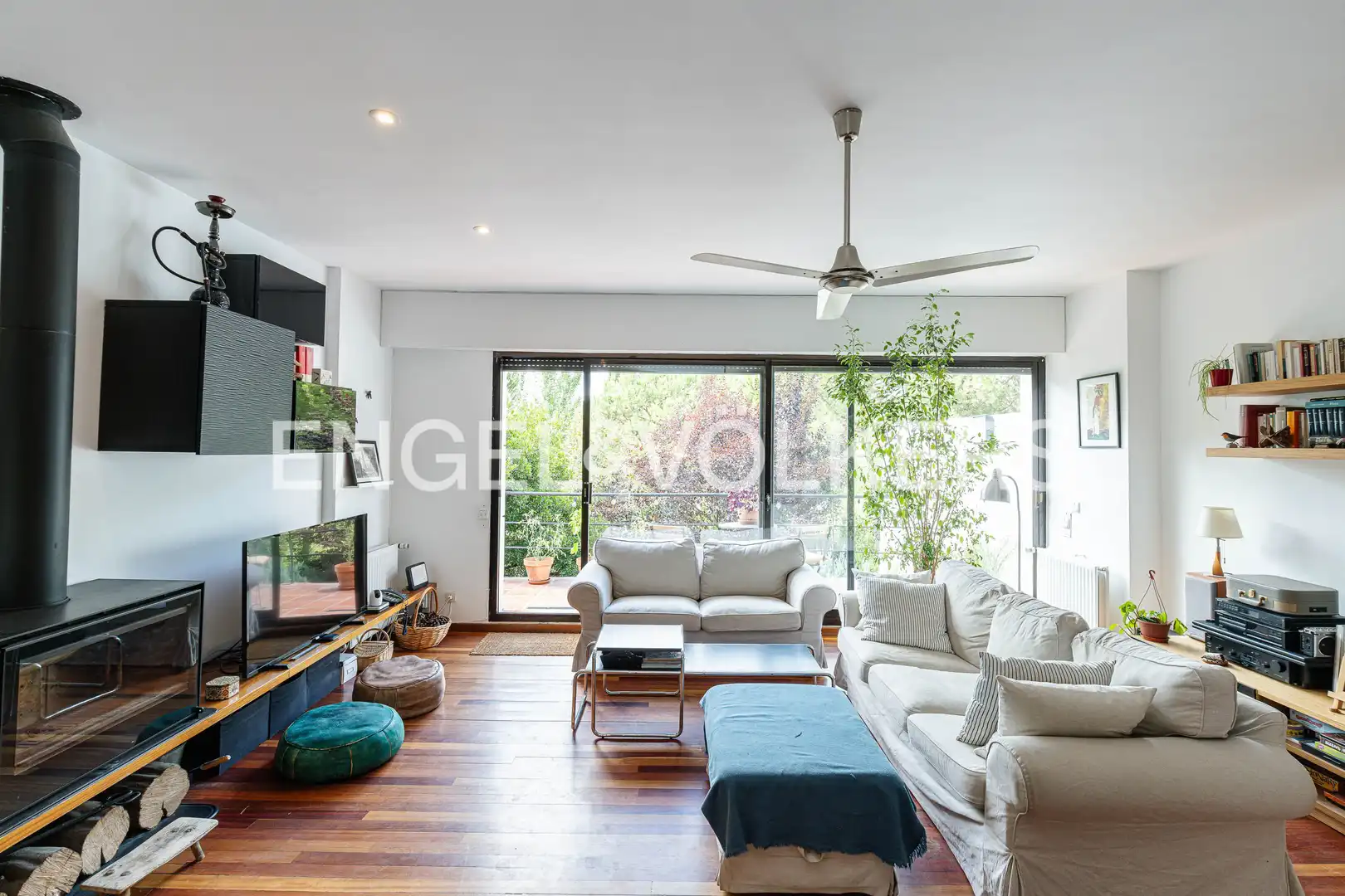 Living room of Detached homes for sale in Torrelodones  with Air Conditioner, Heating and Private garden