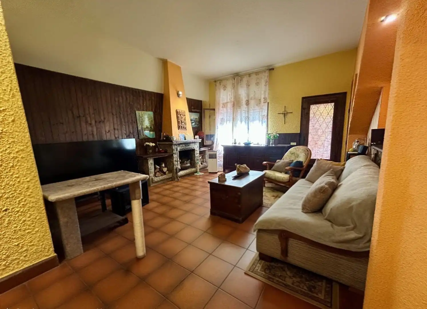 Sala de estar de Finca rústica en venta en Teià