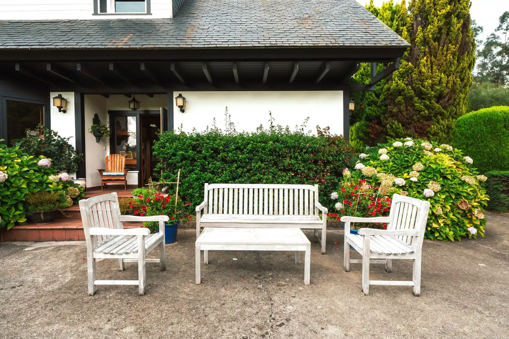 Terraza de Casa o chalet en venta en Fruiz con Aire acondicionado, Calefacción y Jardín privado