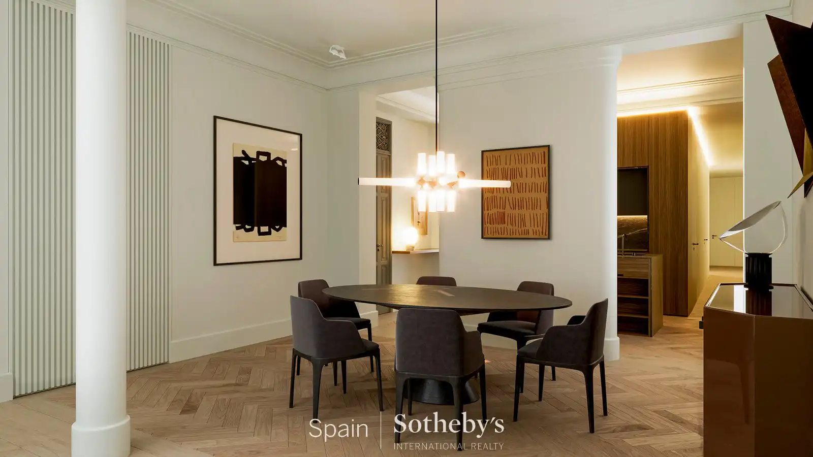 Menjador de Apartament en venda en Madrid amb Aire condicionat, Calefacció i Terrassa