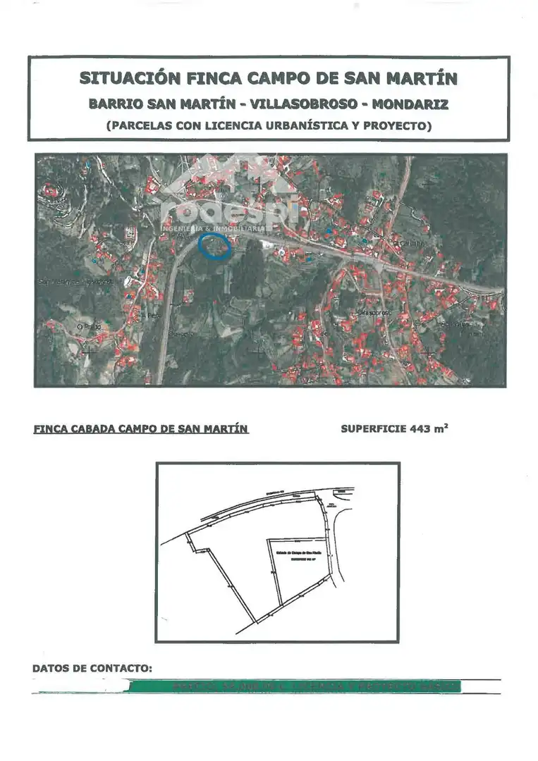 Terreno rústico en venta en Mondariz