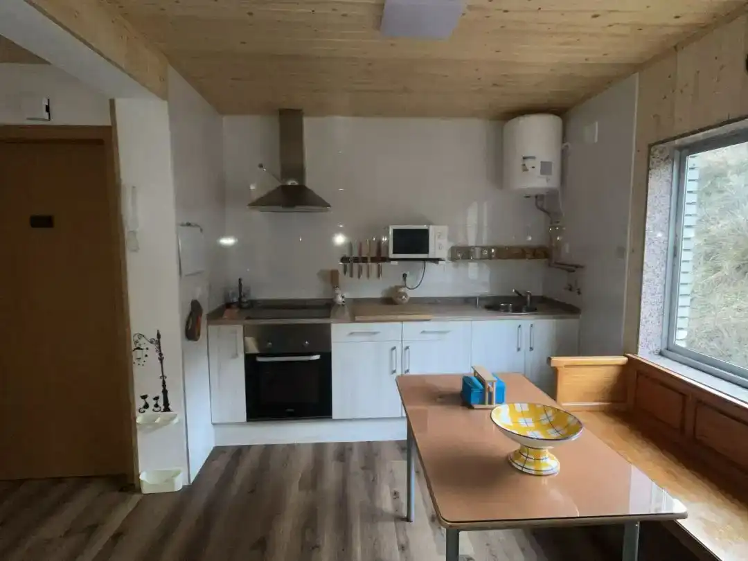 Kitchen of Flat for rent in Degaña  with Parquet flooring and Furnished