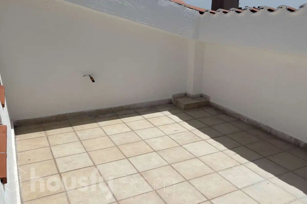 Terrace of Flat for rent in Terrassa  with Heating, Terrace and Storage room