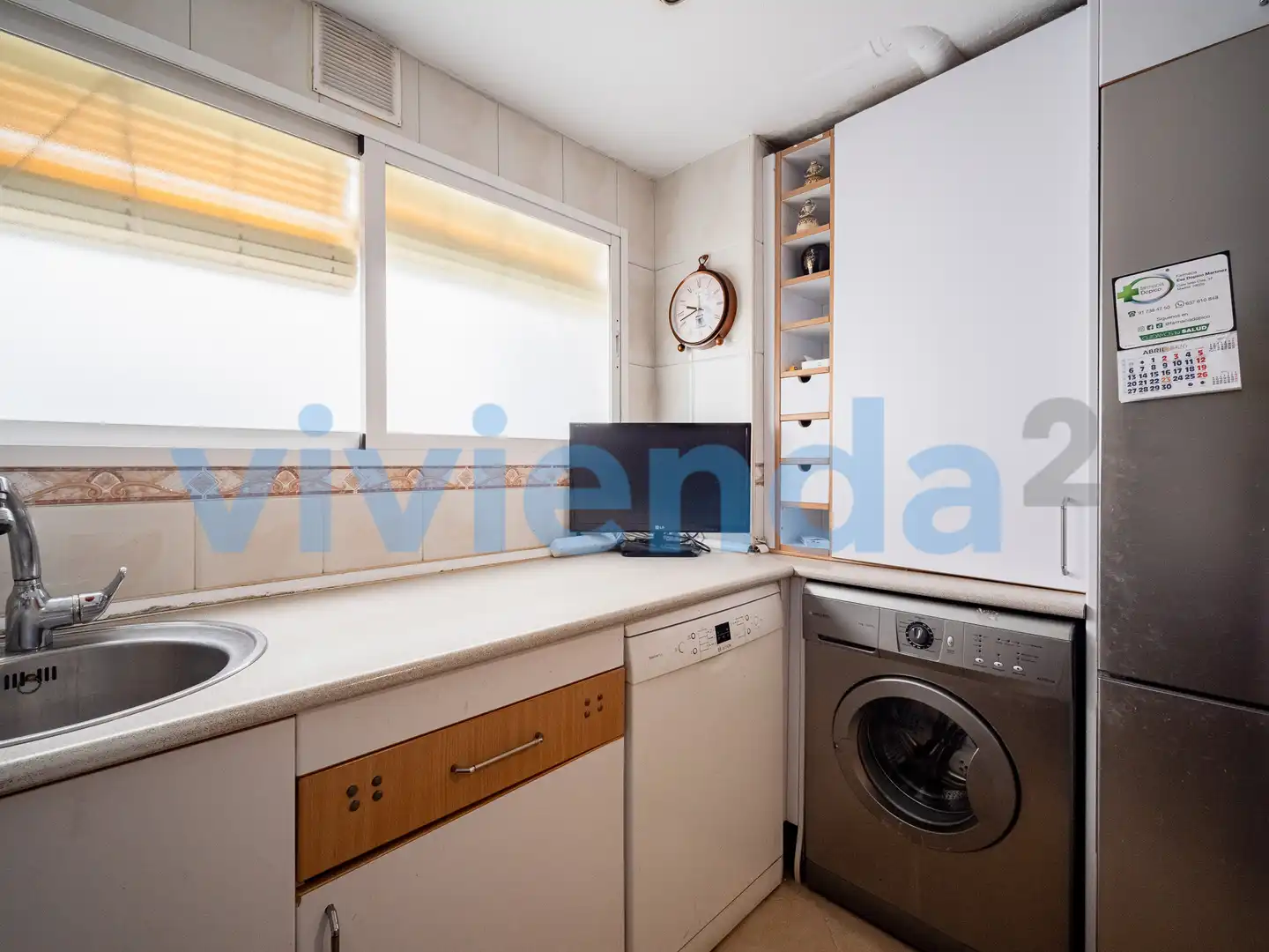 Küche von Wohnung zum Verkauf in Madrid mit Klimaanlage, Heizung und Terrasse