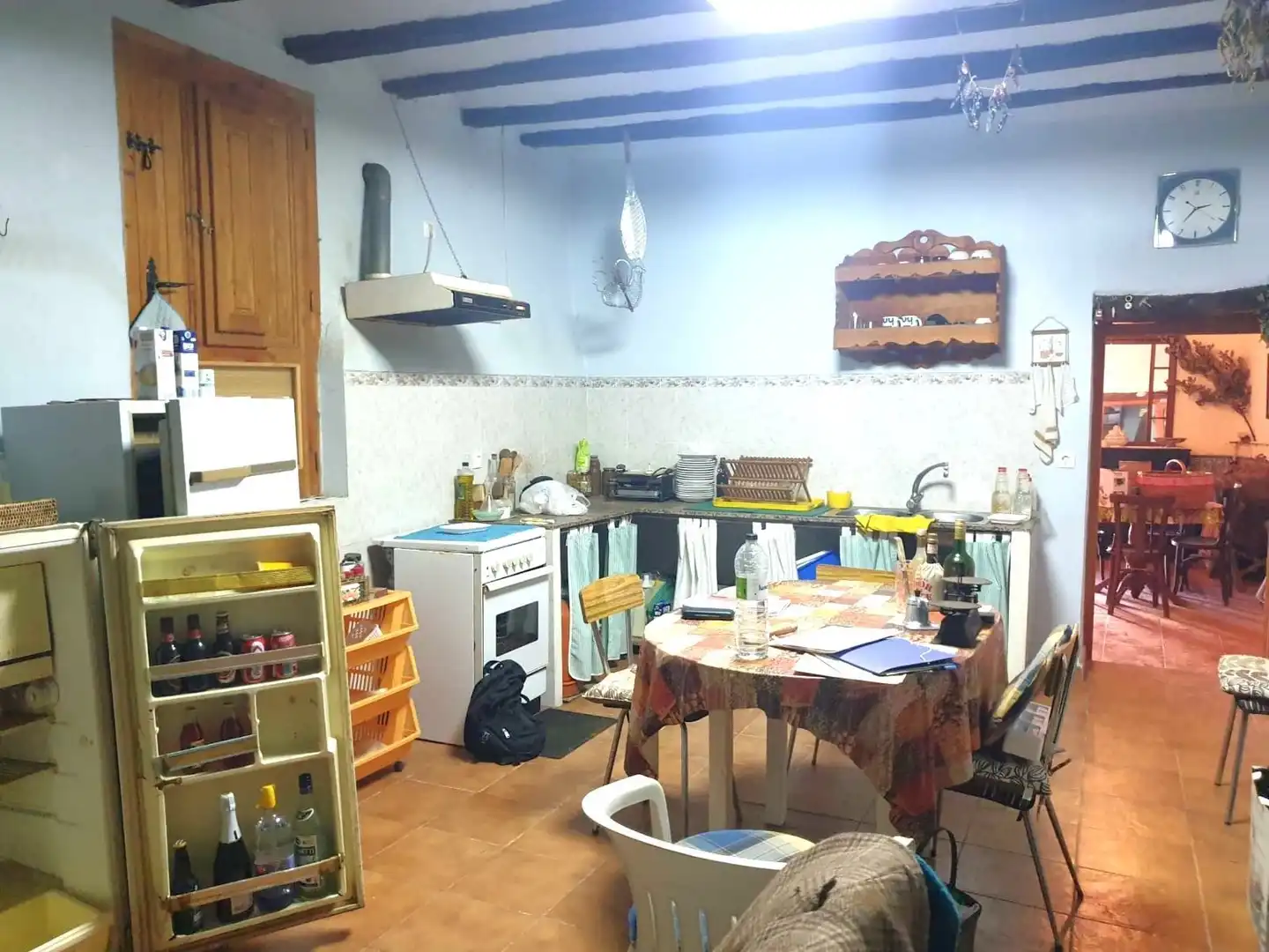 Cocina de Finca rústica en venta en Castejón de las Armas con Terraza, Trastero y Amueblado