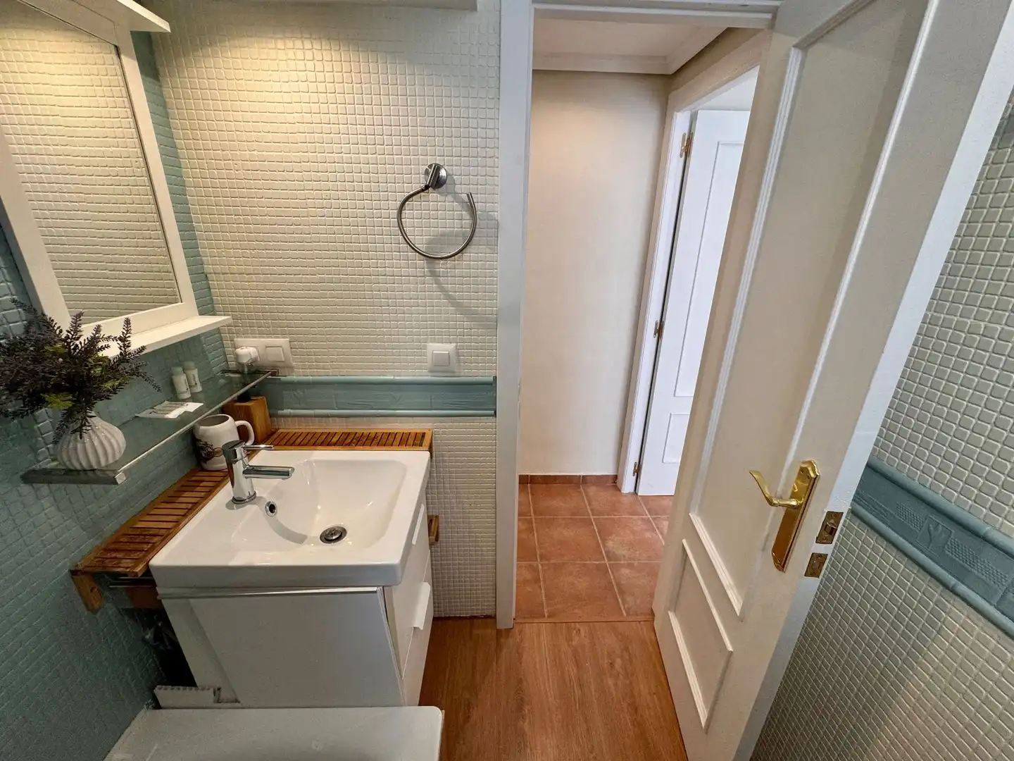 Baño de Apartamento en venta en Sagunto / Sagunt con Aire acondicionado