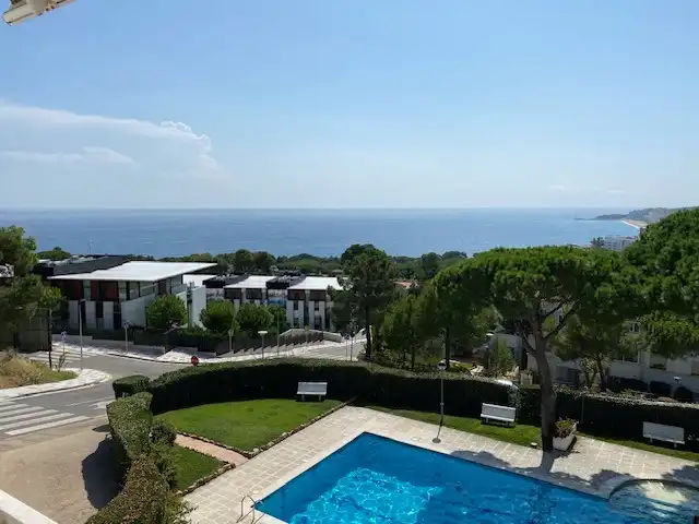 Außenansicht von Wohnung zur Miete in Castell d'Aro, Platja d'Aro i s'Agaró mit Heizung, Möbliert und Ofen