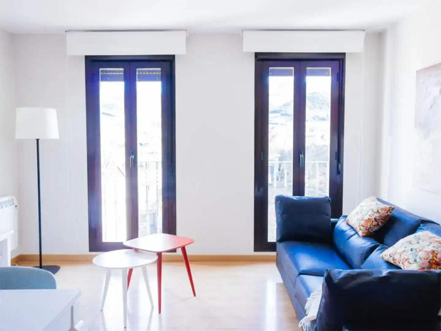 Sala de estar de Piso en venta en Berceo con Parquet, Amueblado y Balcón