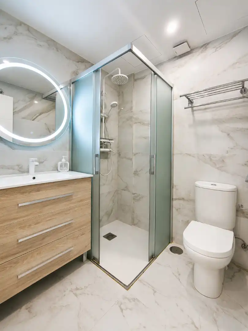 Bathroom of Detached homes for rent in Mutxamel  with Air Conditioner, Heating and Private garden