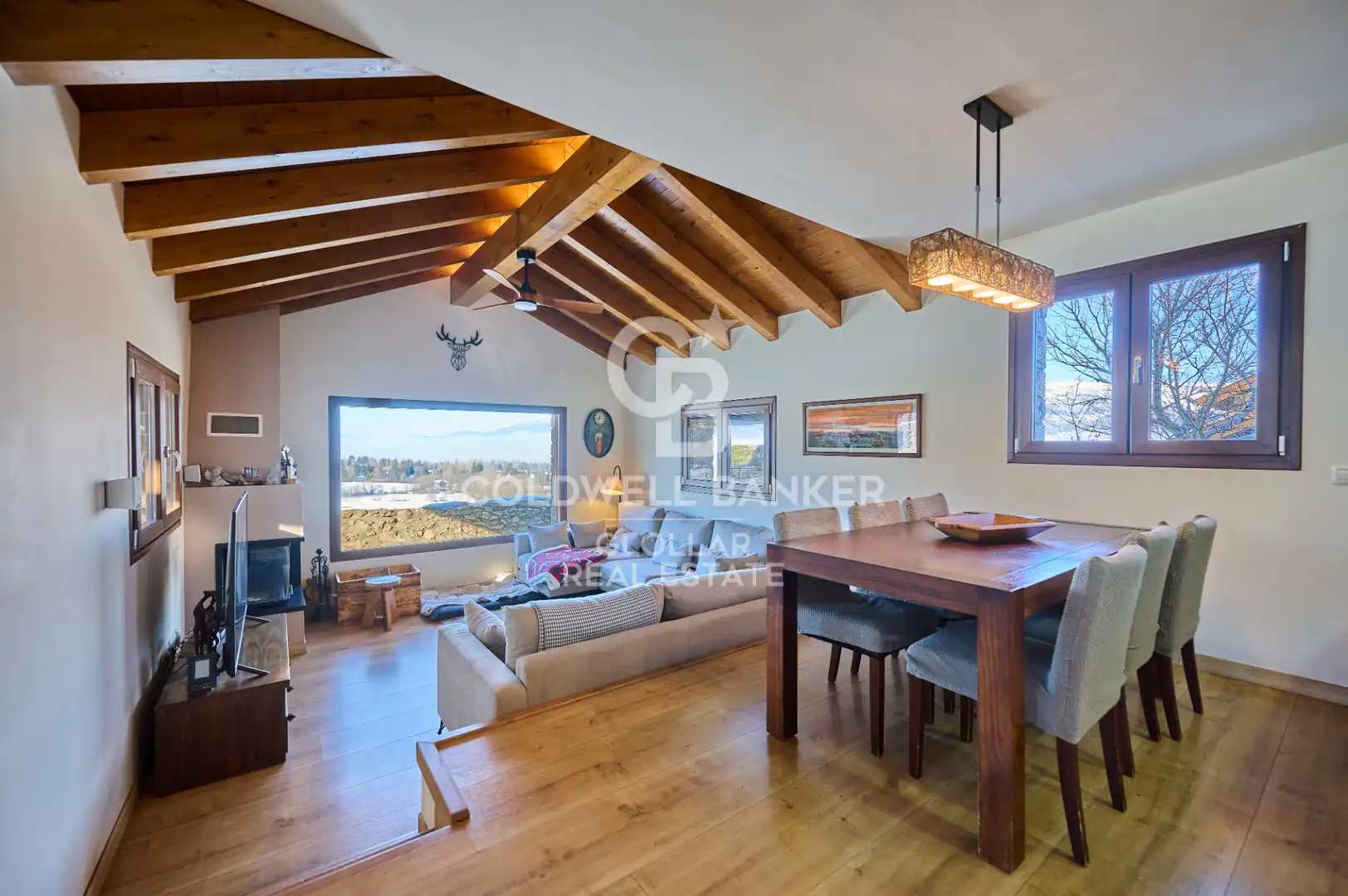 Living room of Houses for sale in Das  with Heating, Private garden and Parquet flooring