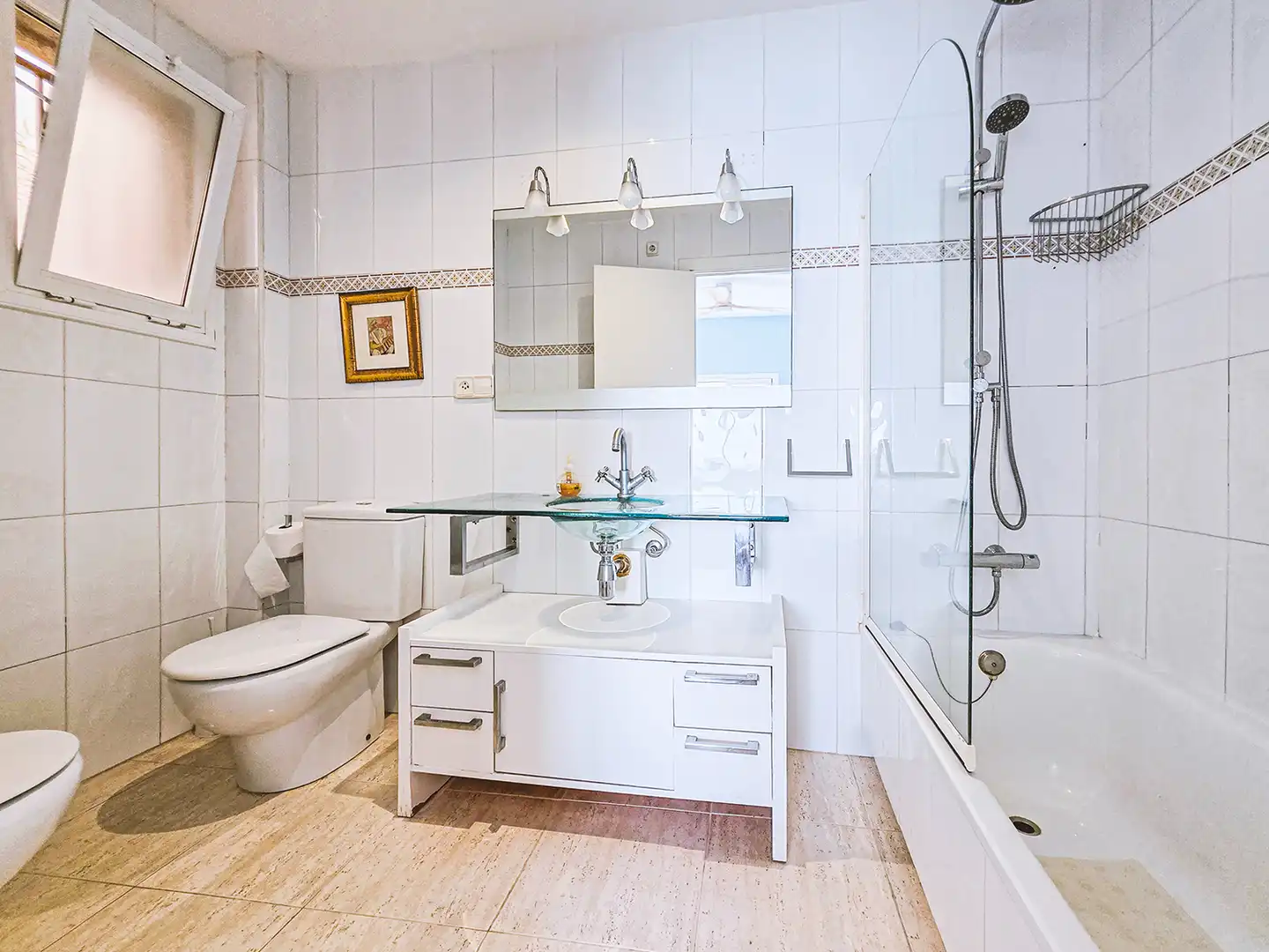 Bathroom of Flat for rent in Sant Pol de Mar  with Furnished, Oven and Washing machine