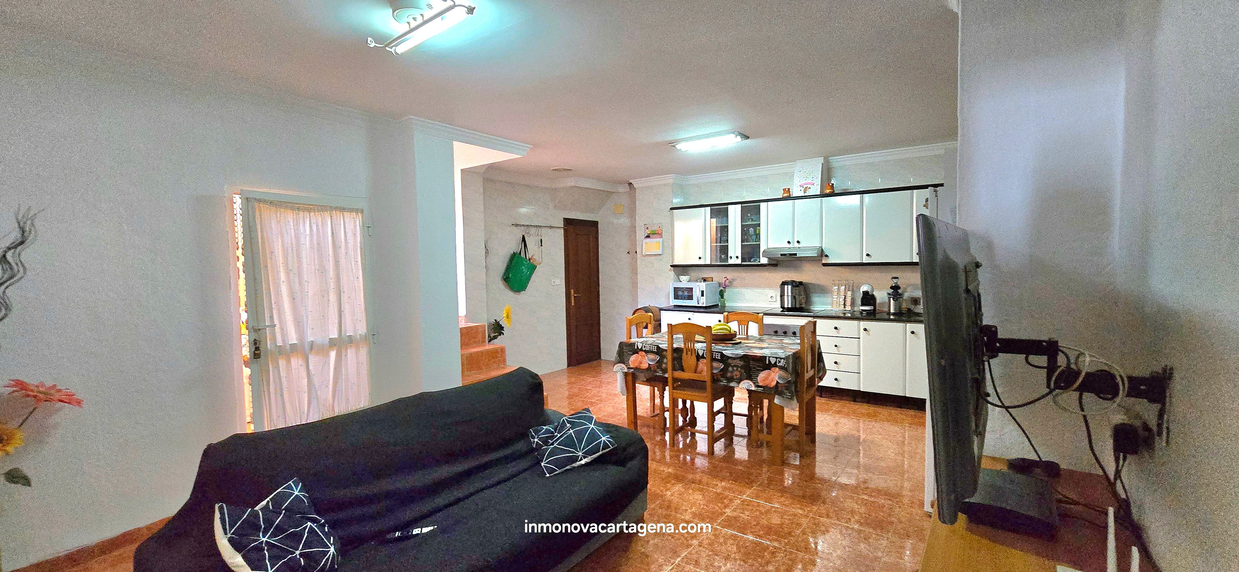 Sala d'estar de Casa o xalet en venda en Cartagena amb Aire condicionat, Terrassa i Traster