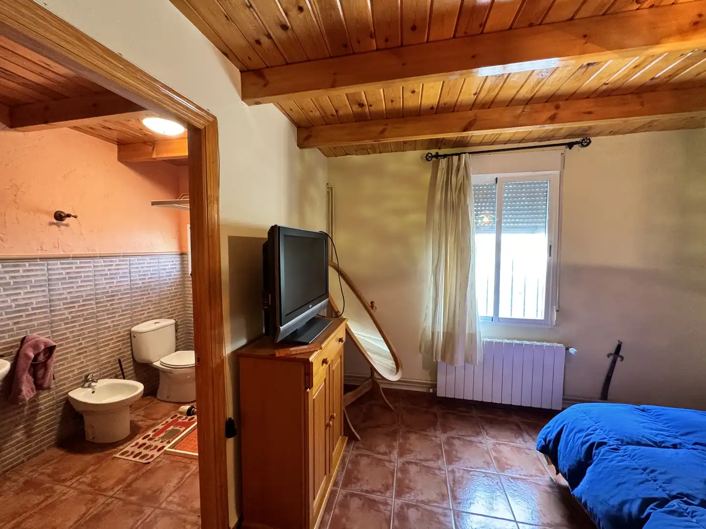 Dormitori de Casa o xalet en venda en Caravaca de la Cruz amb Aire condicionat, Jardí privat i Traster