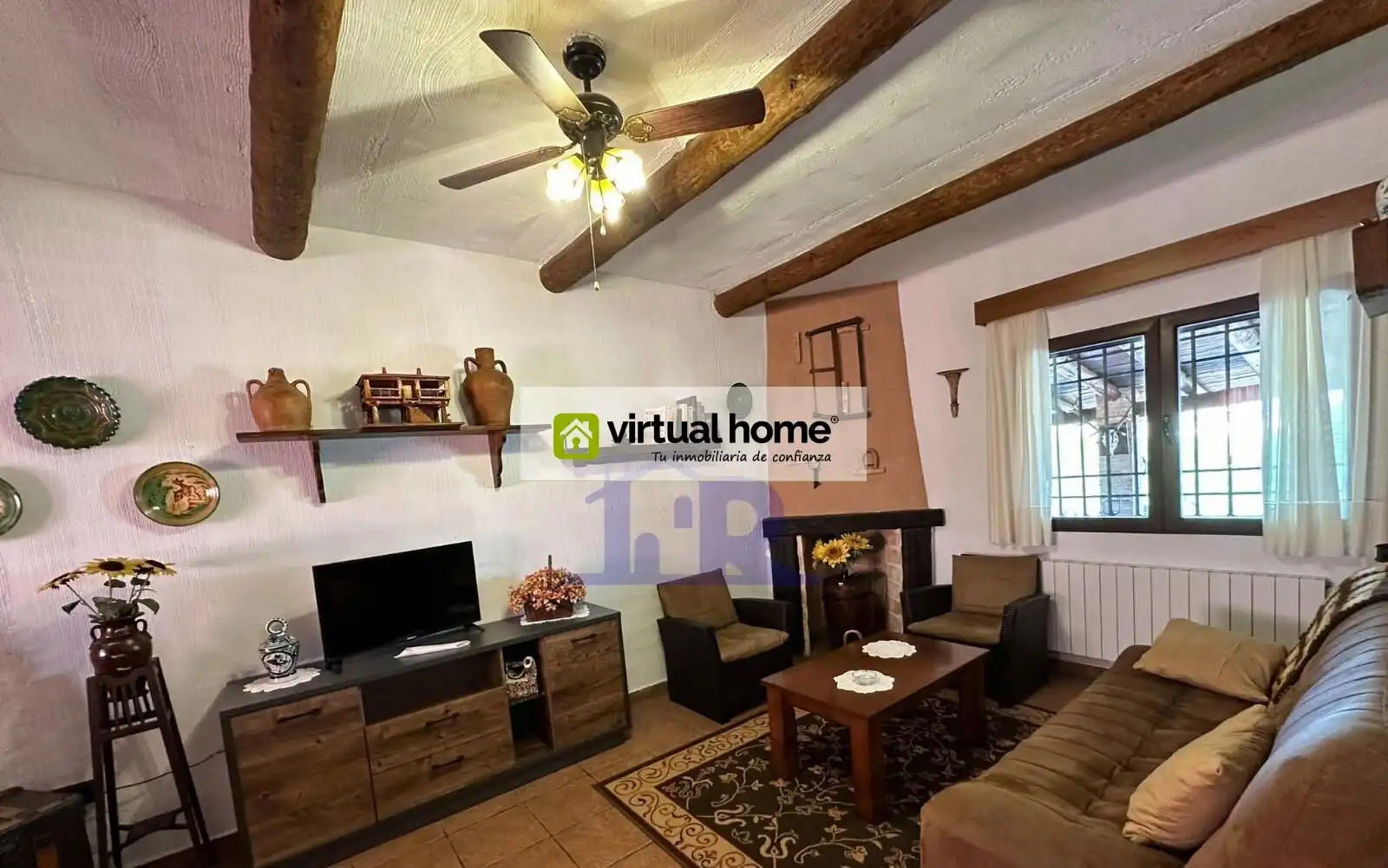 Sala de estar de Casa o chalet en venta en Cuenca con Aire acondicionado