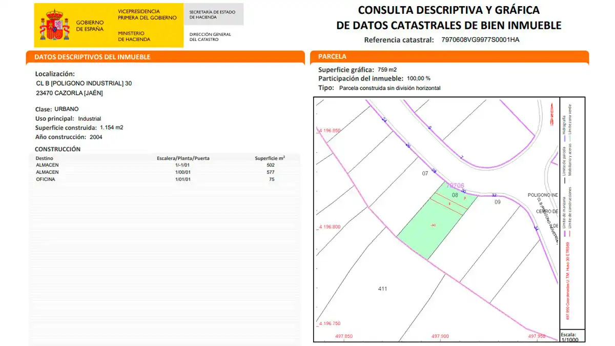 Industrial buildings for sale in Cazorla