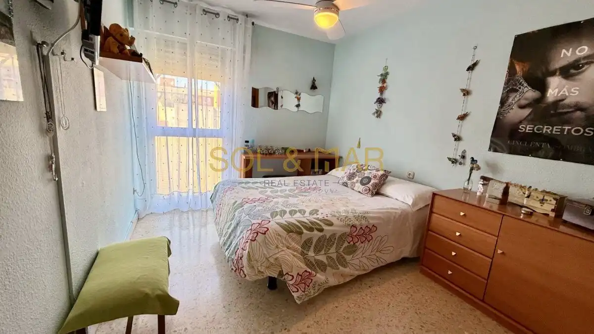 Schlafzimmer von Wohnung zum Verkauf in Benalmádena mit Klimaanlage, Heizung und Terrasse