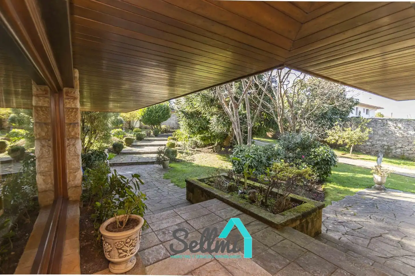Jardí de Casa o xalet en venda en Gijón  amb Aire condicionat, Jardí privat i Parquet