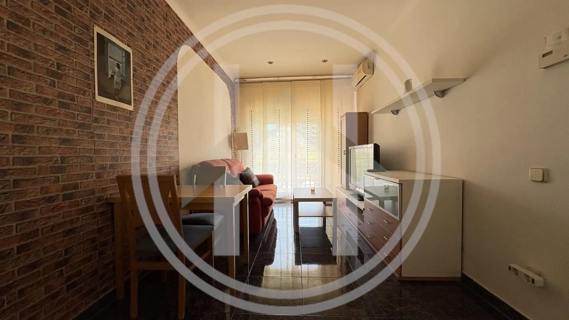 Wohnzimmer von Wohnung zum Verkauf in Granollers mit Klimaanlage, Heizung und Balkon