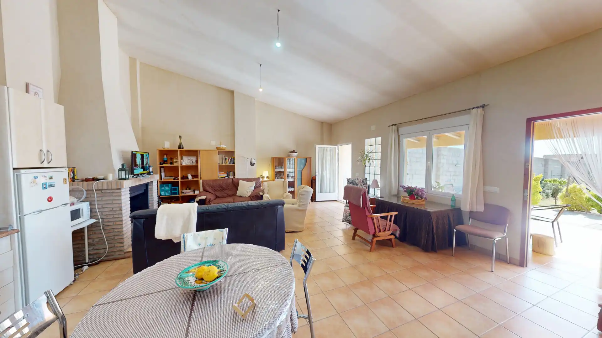 Living room of Houses for sale in Pozohondo  with Furnished