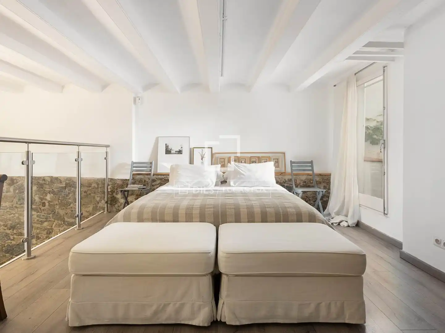 Dormitori de Loft en venda en Barcelona amb Calefacció, Parquet i Terrassa