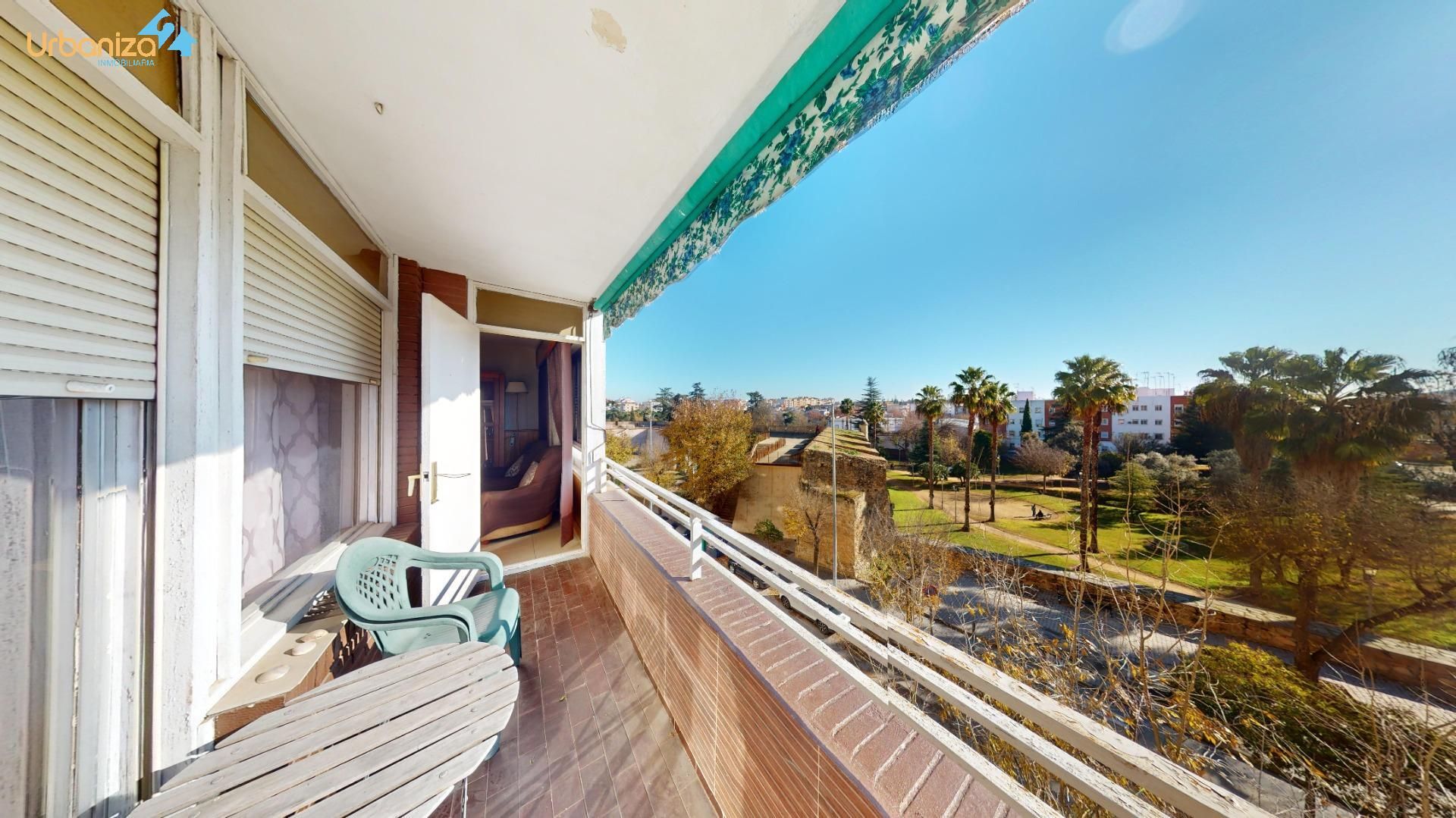 Terrace of Flat for sale in Badajoz Capital  with Heating, Terrace and Balcony