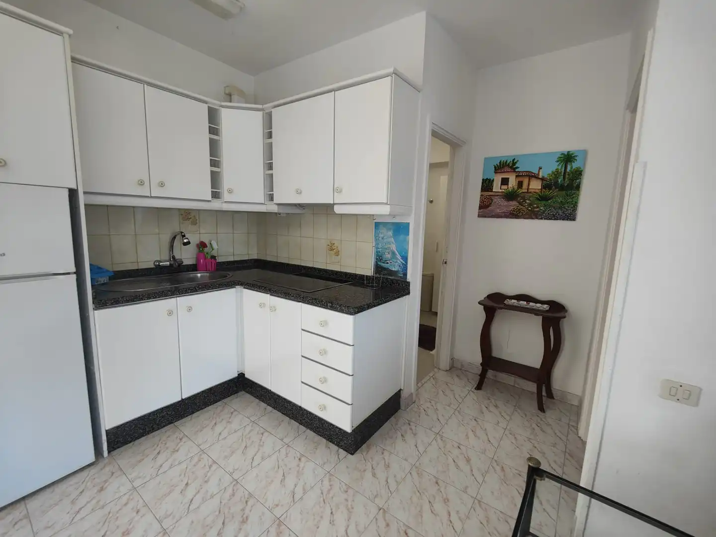Cuina de Apartament de lloguer en Candelaria amb Moblat, Rentadora i Balcó
