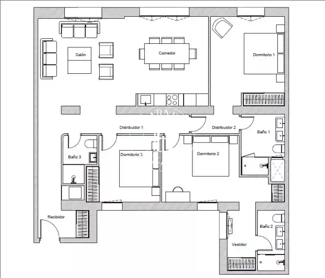 Piso con ascensor en venta en Barrio de Salamanca, imagen 25