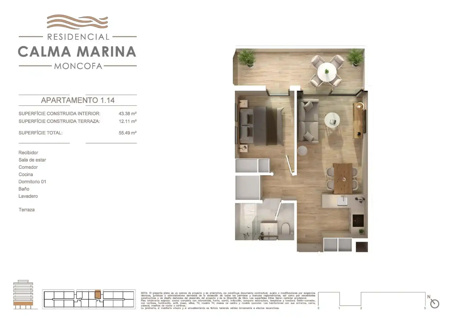 Appartement compact avec piscine à vendre à Moncófar Playa, imagen 31