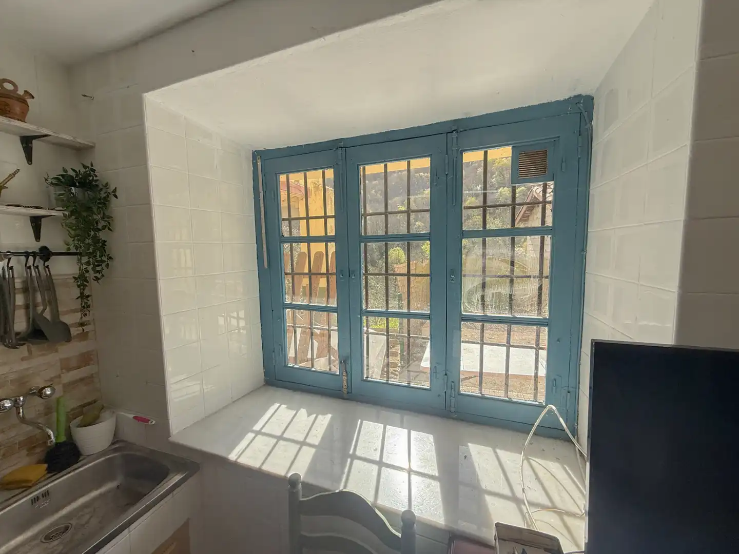 Cocina de Casa o chalet en venta en Mieres (Asturias) con Jardín privado y Balcón
