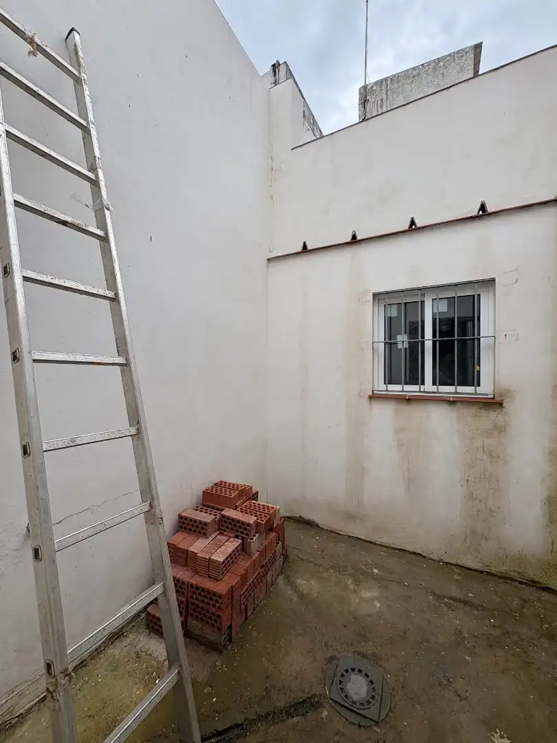 Vista exterior de Casa adosada en venta en Carmona con Terraza